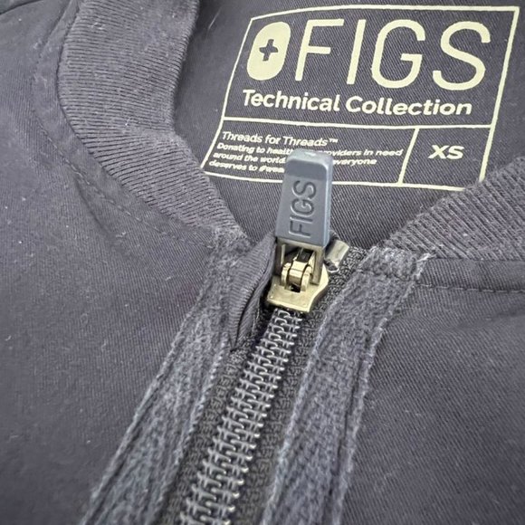 Figs Navy Blue Women's Jacket Bellery - Picture 8 of 12